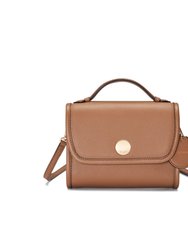 Penny Mini Tote Handbag - Sand Brown