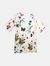 Oscar De La Renta Women's Ivory Wool Long Sleeve Floral Dress