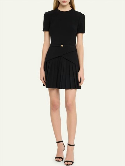 Oscar de la Renta Short Dress With Pleat Detail product