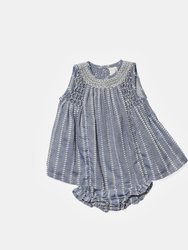 Nora Embroidered Baby Dress