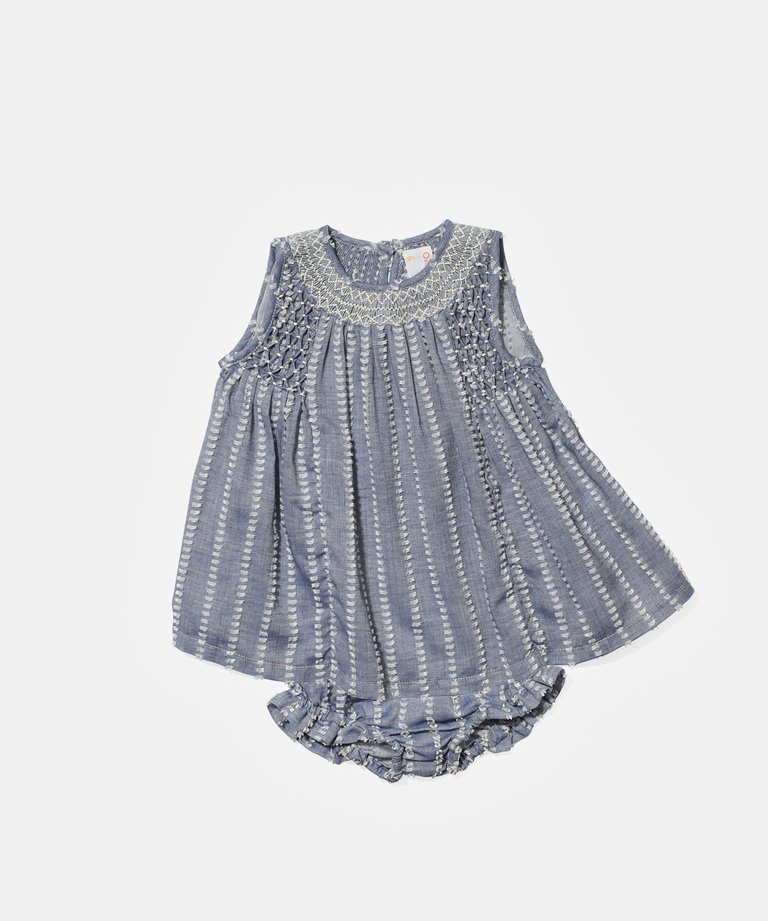 Nora Embroidered Baby Dress