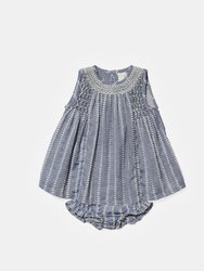 Nora Embroidered Baby Dress