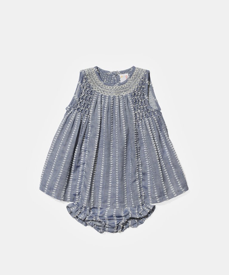 Nora Embroidered Baby Dress