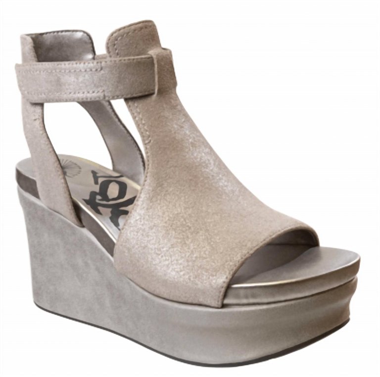 Mojo Wedge Sandal - Silver - Silver