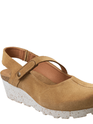 Prog Wedge Clogs - Beige