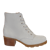 Arc Heeled Ankle Boots - Mist