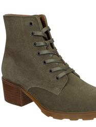 Arc Heeled Ankle Boots