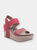 BUSHNELL Wedge Sandals - Red