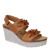 Fair Isle Wedge Sandals - Camel