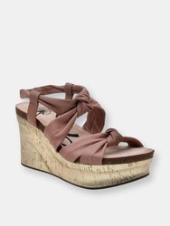 FAR SIDE Wedge Sandals - Mauve