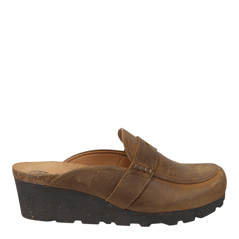 Homage Wedge Clogs - Brown