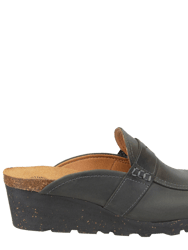 Homage Wedge Clogs - Charcoal