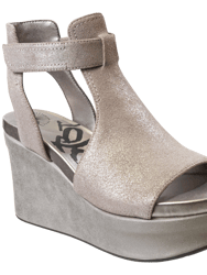 Mojo Wedge Sandals - Silver