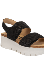 Montane Platform Sandals - Black