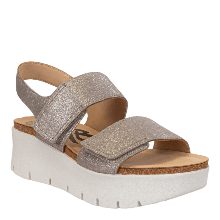 Montane Platform Sandals - Silver