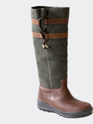 Move On Cold Weather Boots - Green Brown