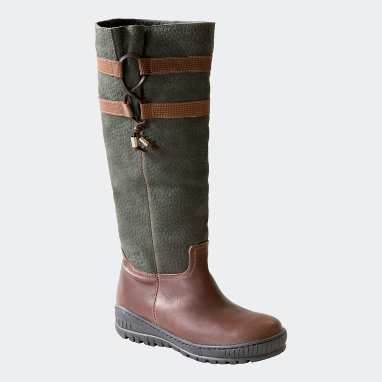 Move On Cold Weather Boots - Green Brown