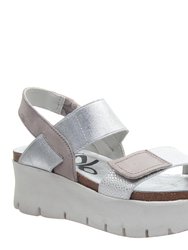 Nova Platform Sandals - New Silver