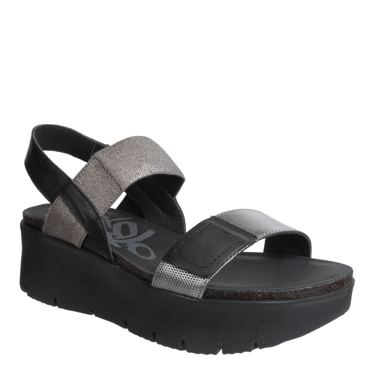 Nova Platform Sandals - Black