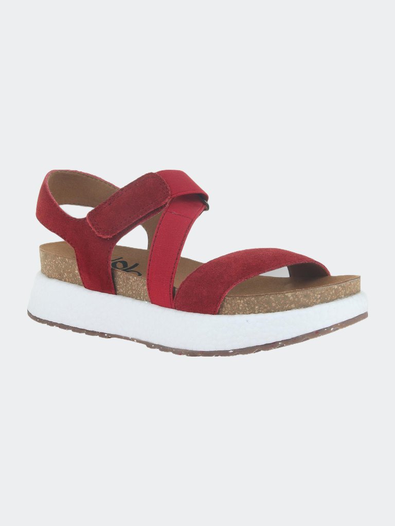 Sierra Platform Sandals - Red