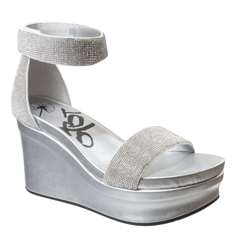 Status Wedge Sandals - Silver