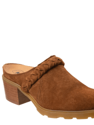 WEST Heeled Mules - Camel