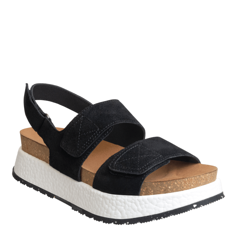 Wandering Platform Sandals - Black