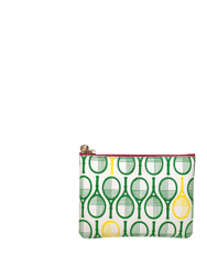 #2 Caren Racquet Green Bag - Green/Print