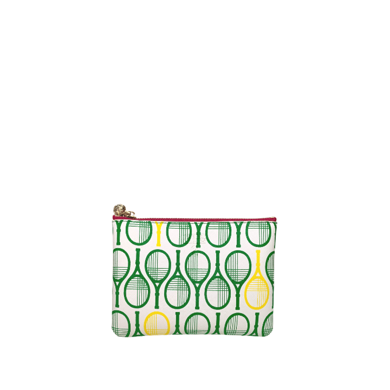 #2 Caren Racquet Green Bag - Green/Print