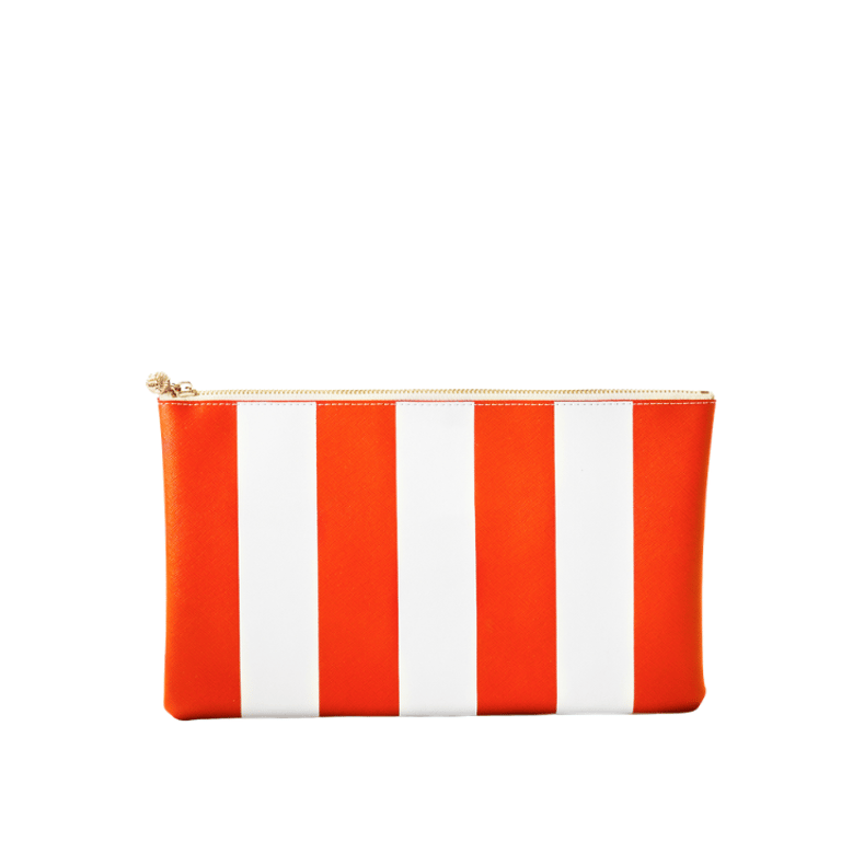 #5 Erin Stripe Orange Bag - Orange