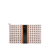 #5 Laura Weave White Bag - Tan