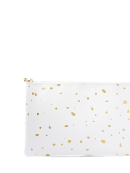 #5 Nicole Dot Gold Bag - White