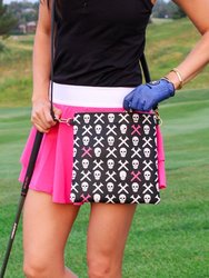 #6 Holly Skull Golf Tee Black Bag