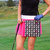 #6 Holly Skull Golf Tee Black Bag