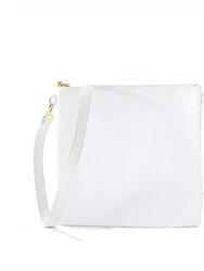 #6 White Crossbody Bag - White