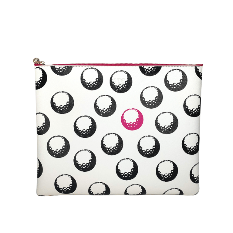 #8 Lilly Golf Balls White Bag - White/Print