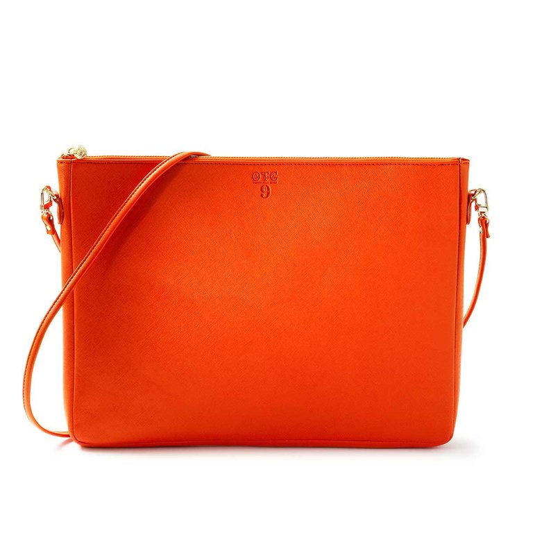 #9 Orange TECHIE Bag - Orange/Solid