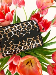 Card Case Caki Leopard