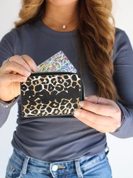 Card Case Caki Leopard