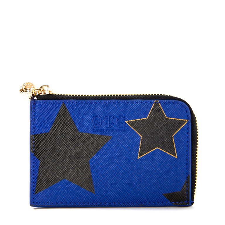 Card Case Sam Star Navy - Navy/Print