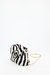 Baby Calf Mini Leda Handbag Zebra