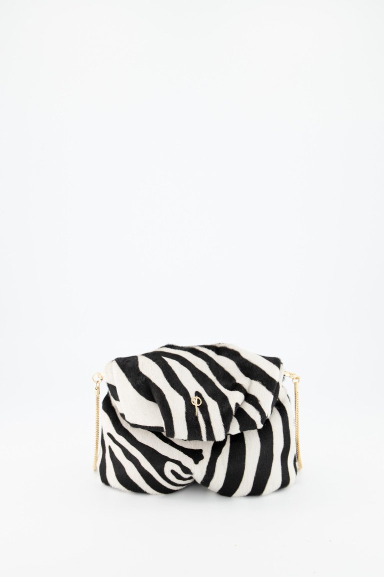 Baby Calf Mini Leda Handbag Zebra - Zebra