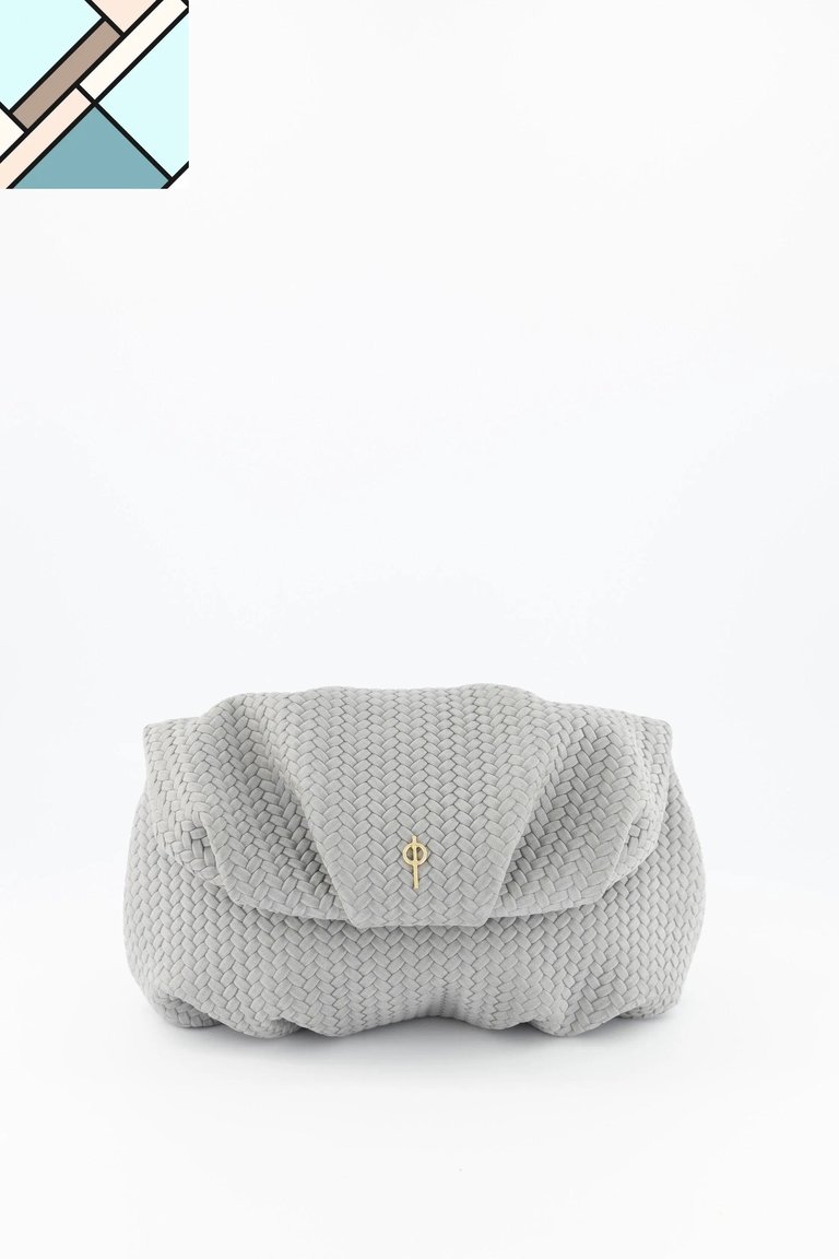 Leda Braid Handbag - Grey - Grey