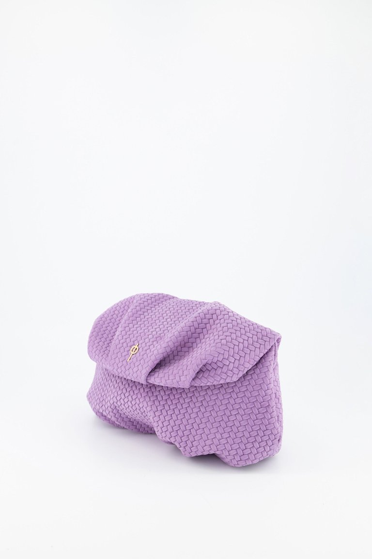 Leda Braid Handbag - Purple