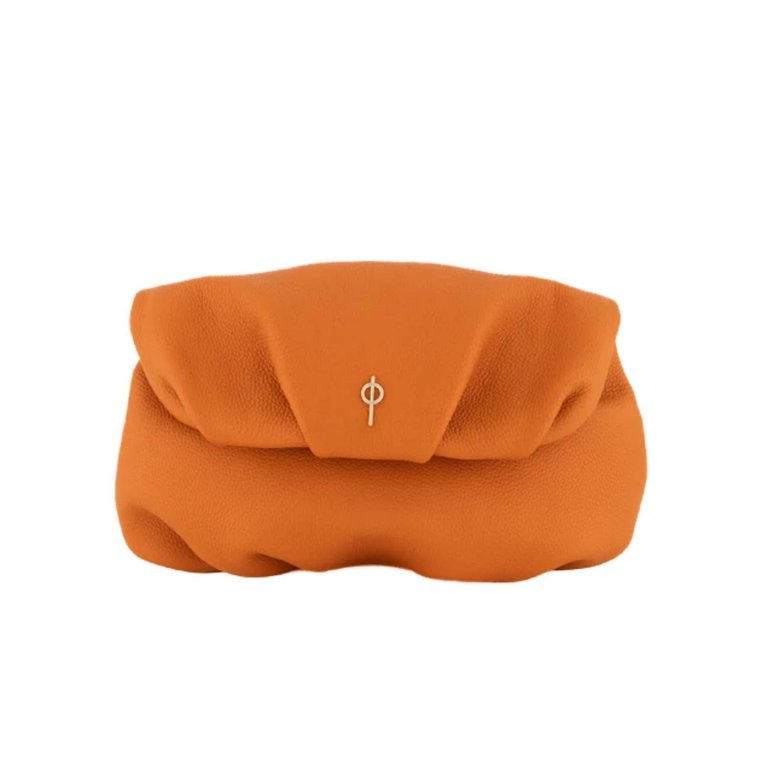 Leda Floater Handbag - Orange - Orange