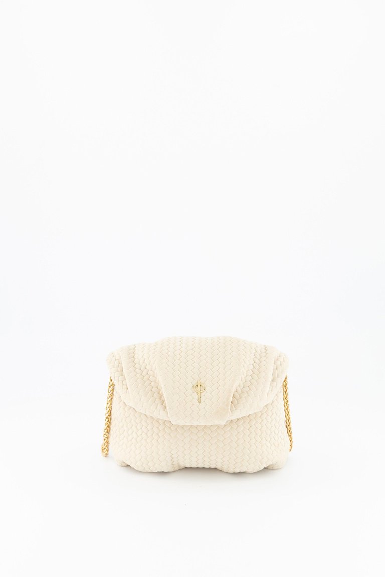 Mini Leda Braid Handbag Beige - Beige