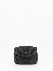 Mini Leda Braid Handbag Black - Black
