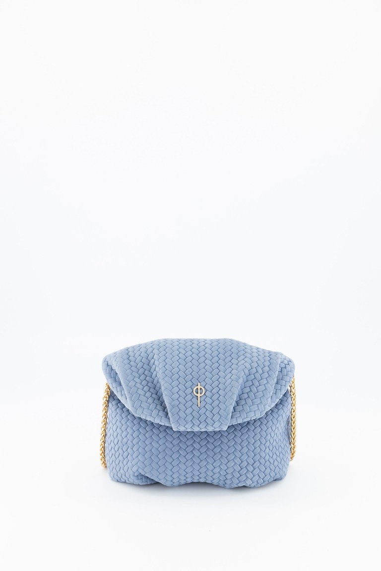 Mini Leda Braid Handbag Blue - Blue