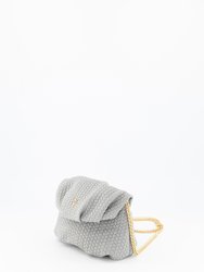 Mini Leda Braid Handbag Grey