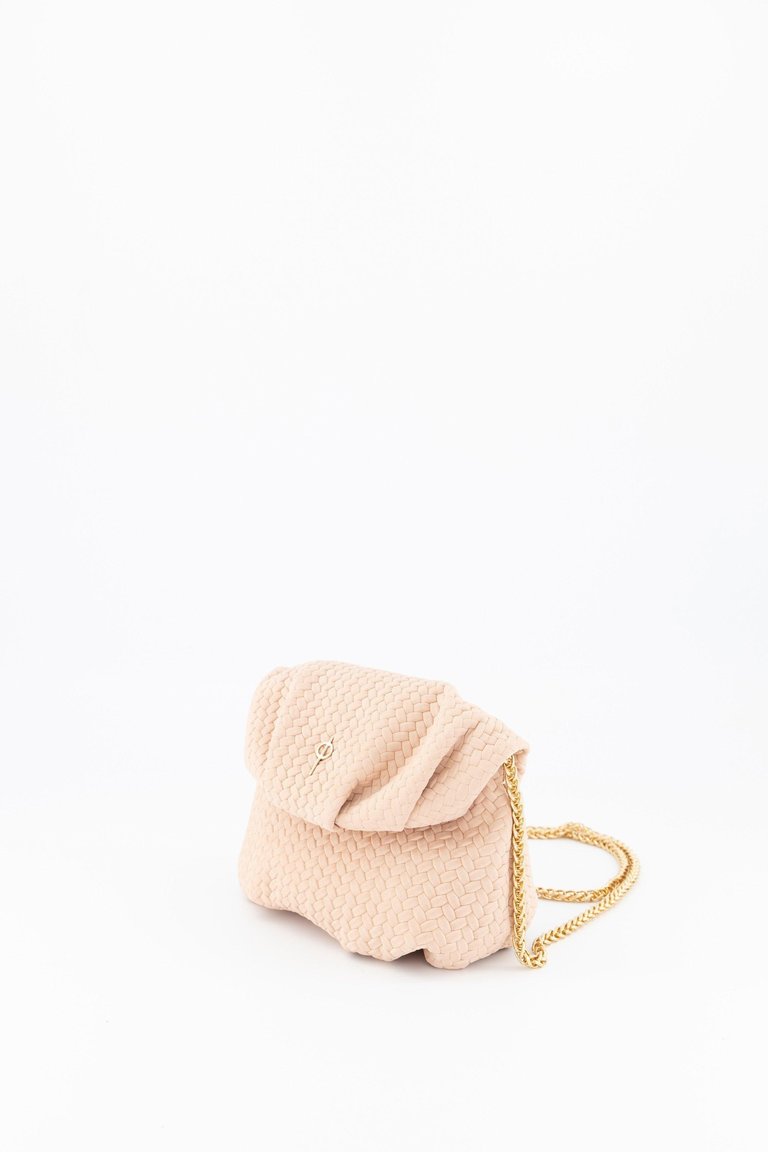 Mini Leda Braid Handbag Pink